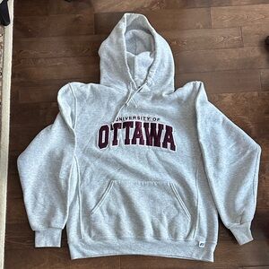 Russell Athletic Gray University Hoodie